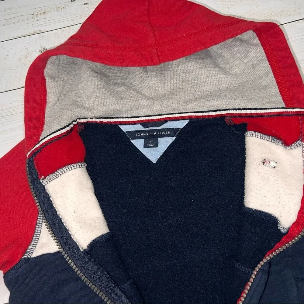 3T Boys Tommy Hilfiger Jacket full zip Hoodie